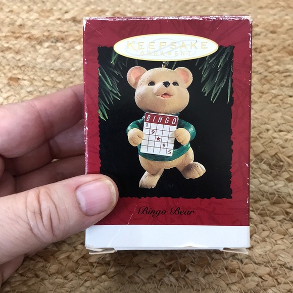 Hallmark Other - 🎄Hallmark 🎄…1995 “Bingo Bear” Vintage Christmas Ornament!